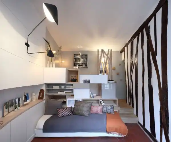 Mini 12sqm studio apartment design