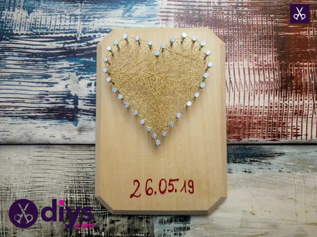 Mini Heart String Art