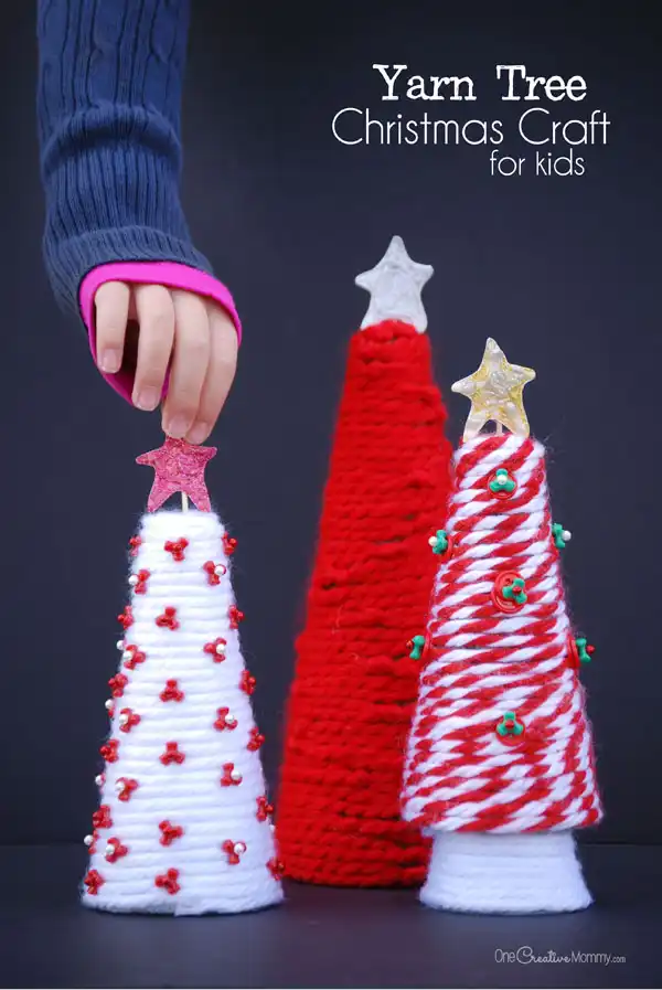 Mini Yarn Christmas Tree