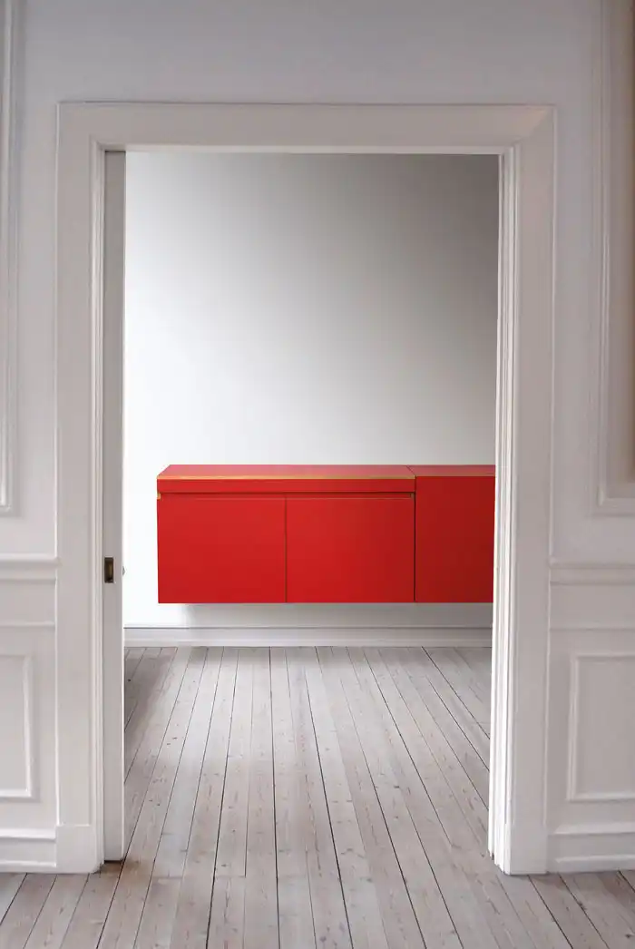 Miniki Mini Kitchens for Small Spaces Close Red