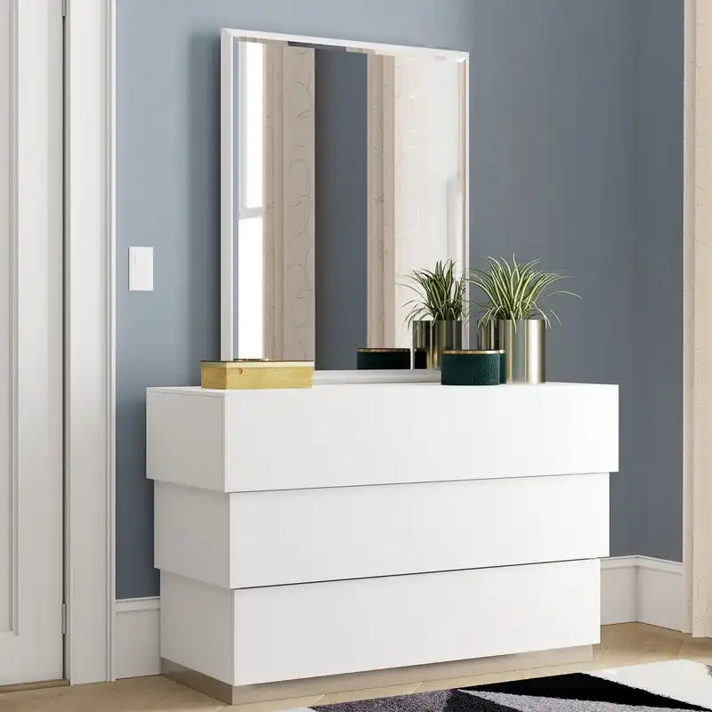 Minimalist dresser with a contemporary allure