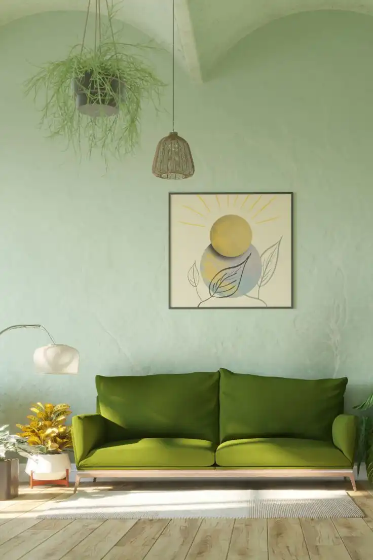 Mint Green and Olive Green