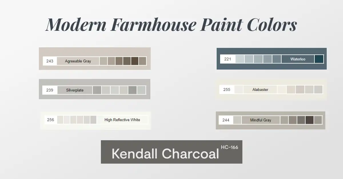 13 Modern Farmhouse Paint Colors For A Country Vibe