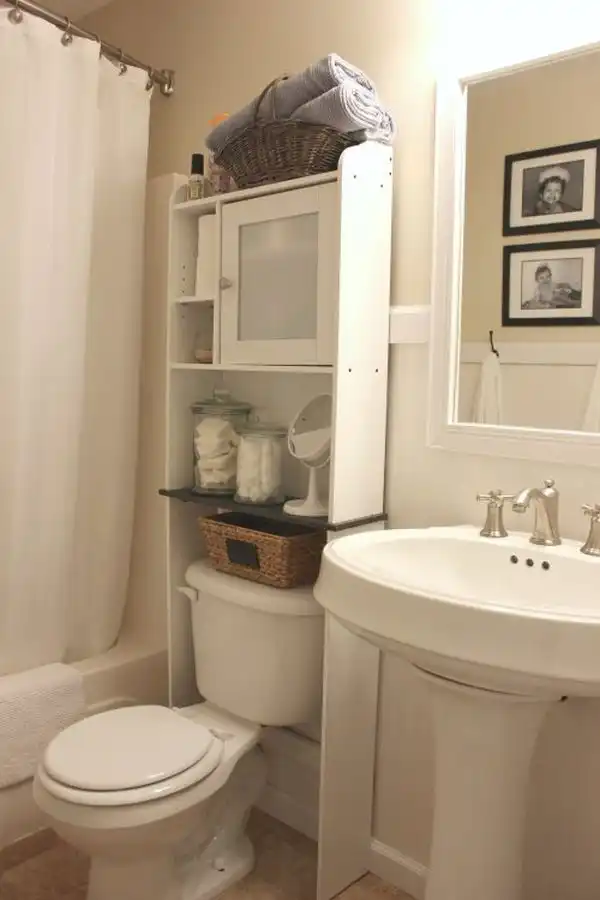 Modern Farmhouse Small Bathroom Remodel before