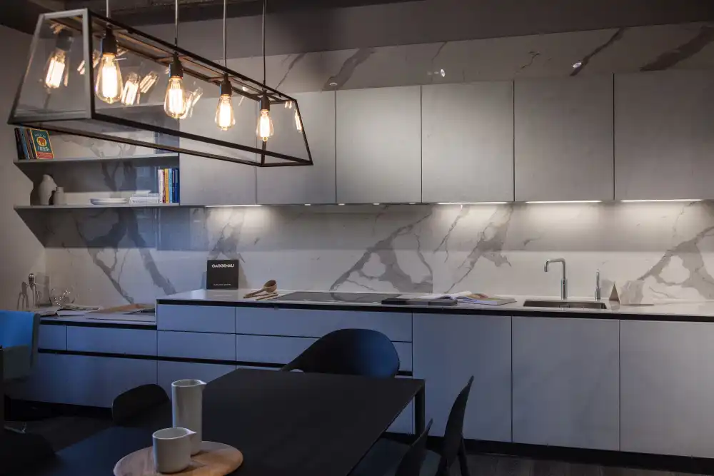 Modern Marble Kitchen