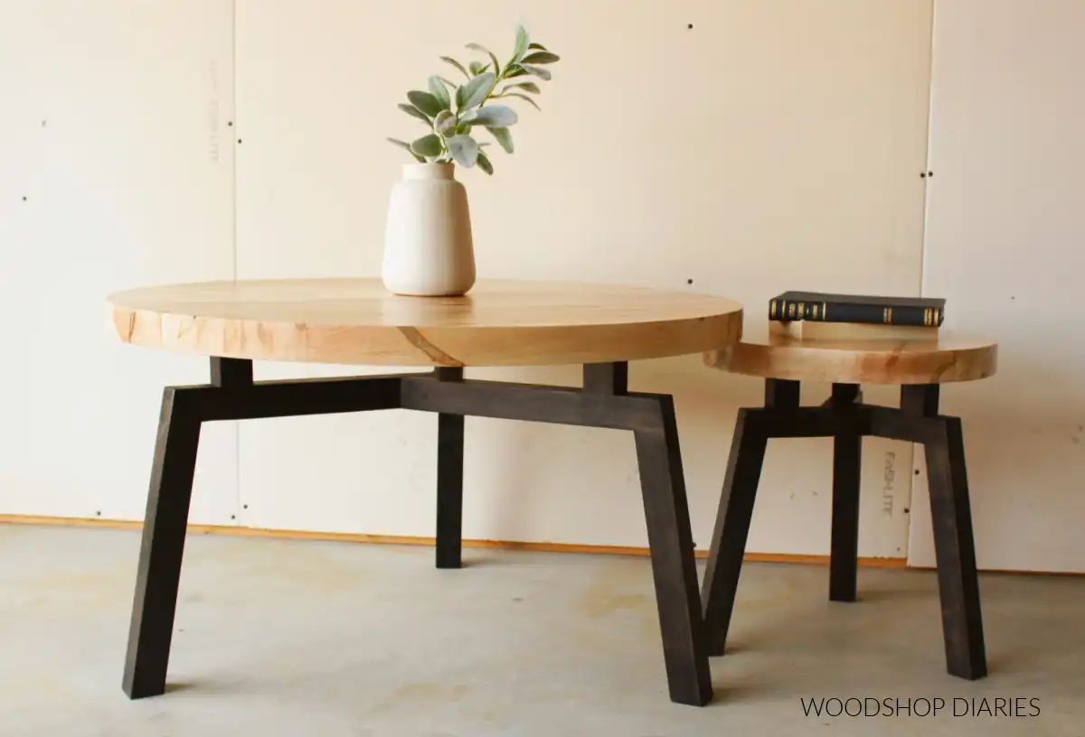 Modern Round Coffee Table Blueprint