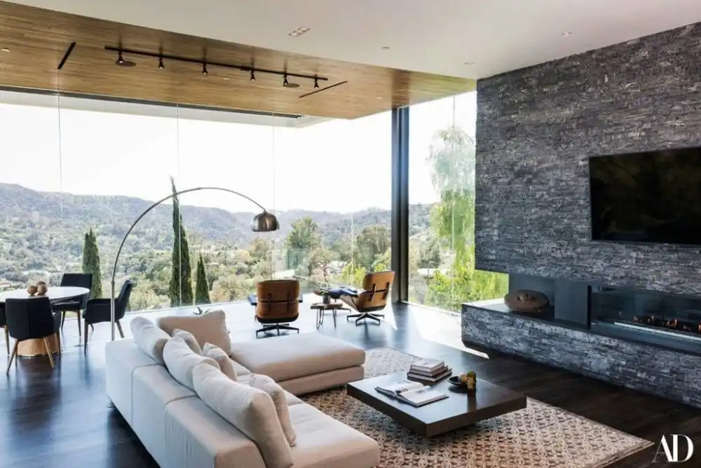 Modern Style Home and large window