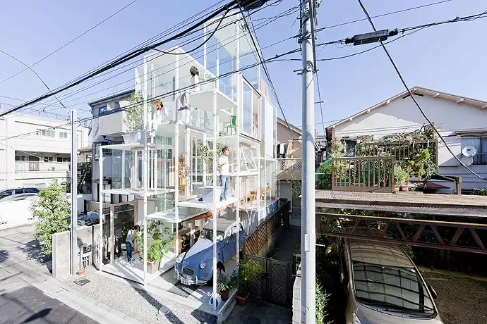Modern Transparent House View