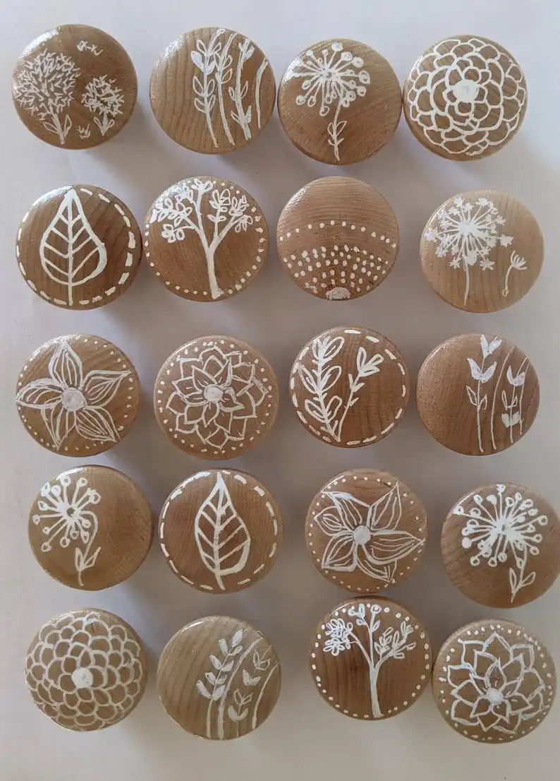 Modern Wood Knobs