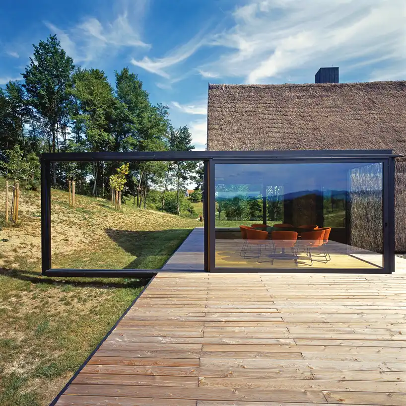 Modern cottage in Croatia with large window