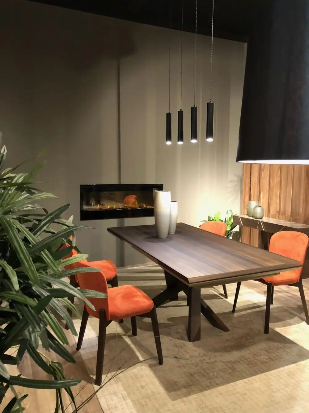 A fireplace always makes rooms feel extra inviting and comfortable