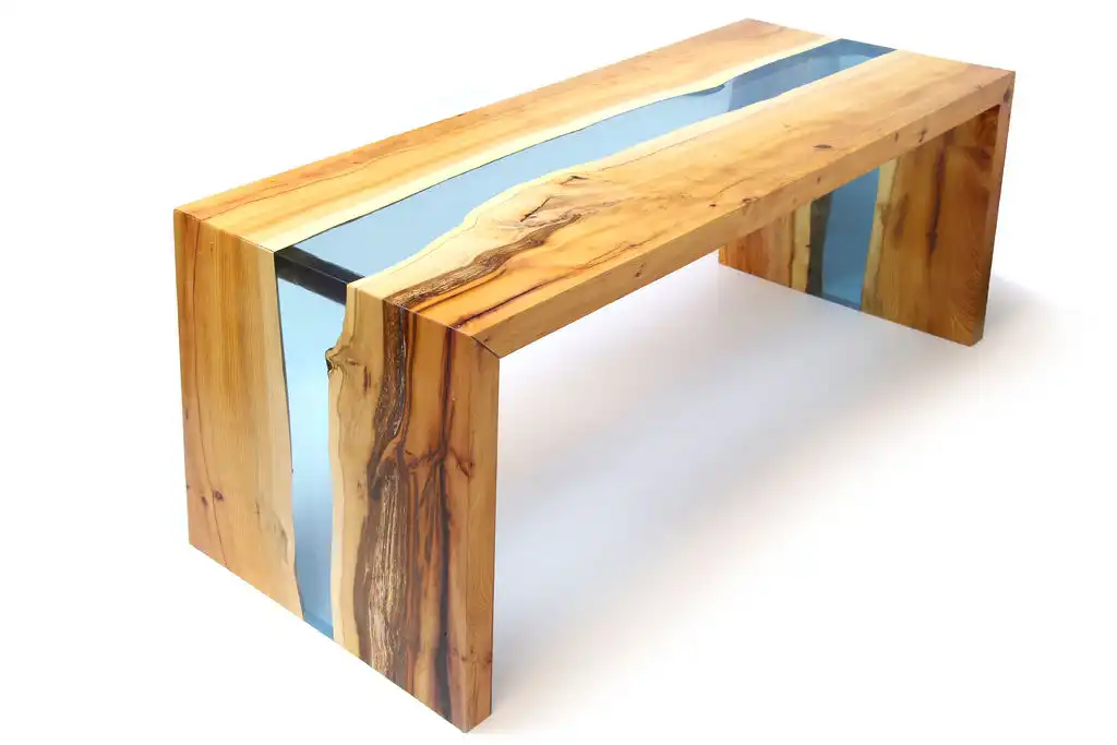 Modern diy resing coffee table