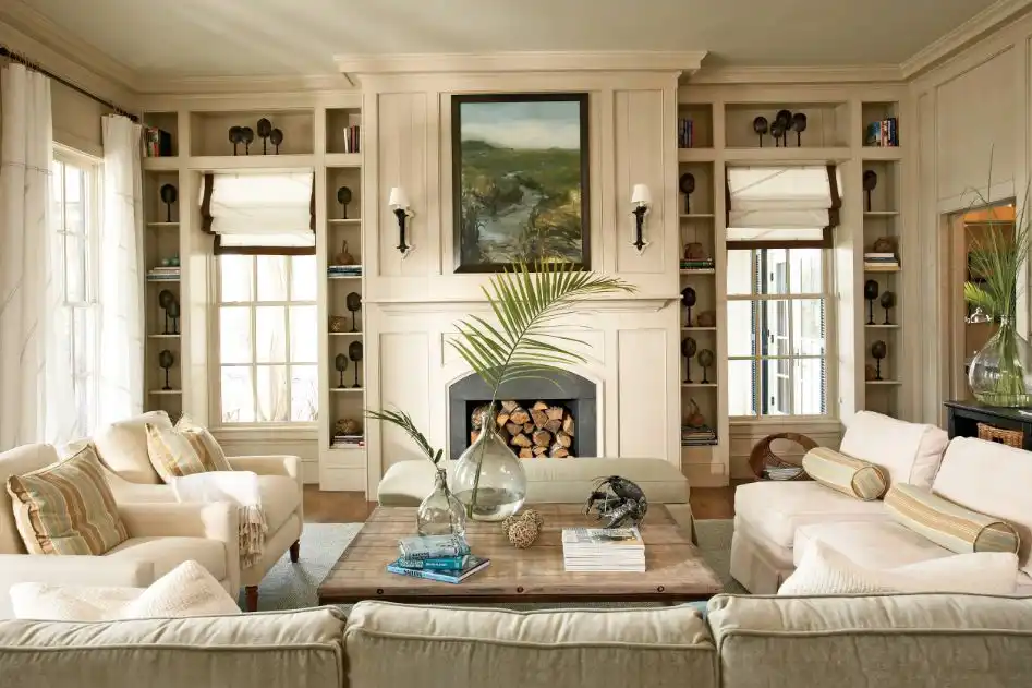 Modern family room decor