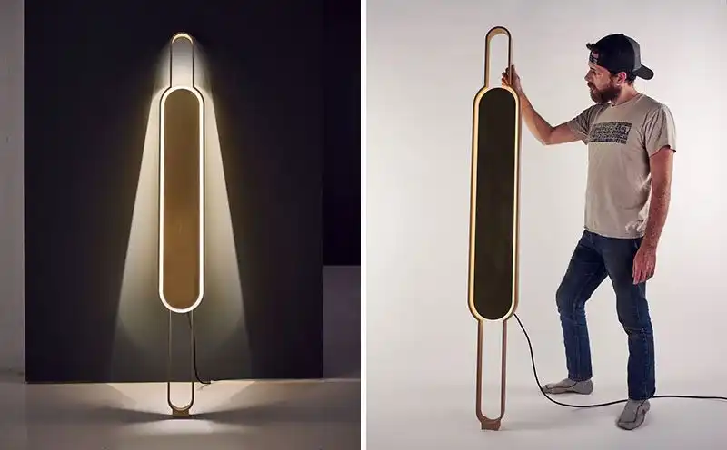 Modern floor lamp by Mark Kinsley and Tamera