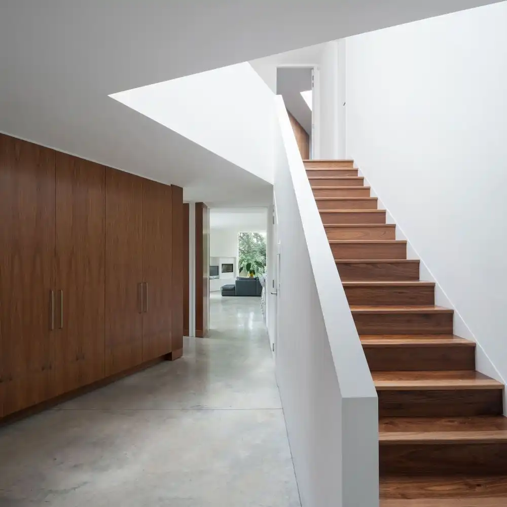 Modern house featuring Straight Stairs