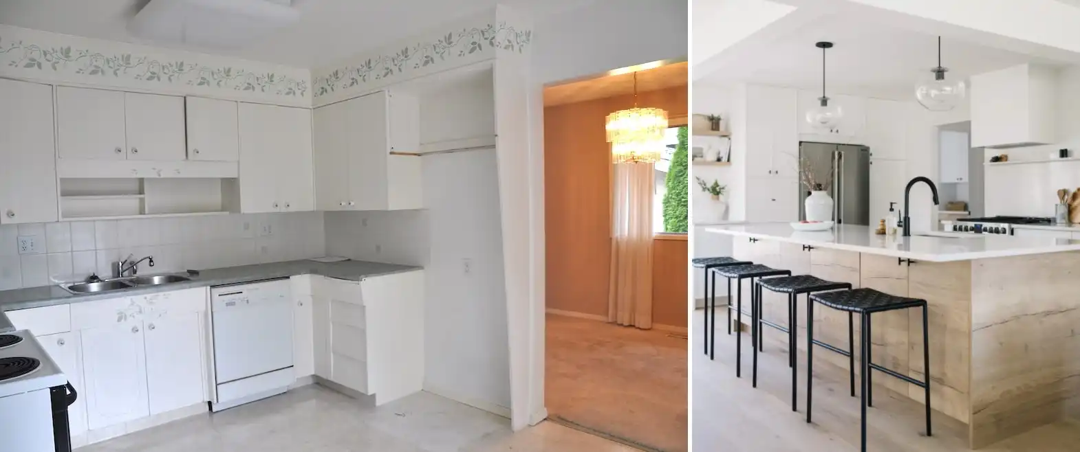 Add some wood tones for entire kitchen renovation