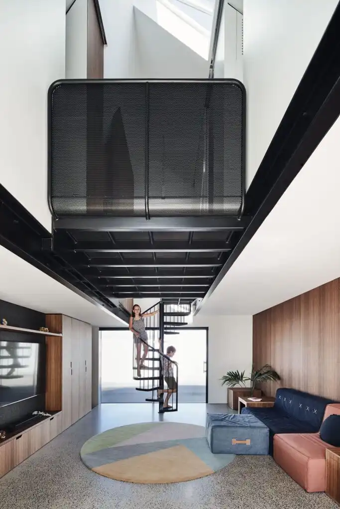 Modern spiral staircase design 683x1024