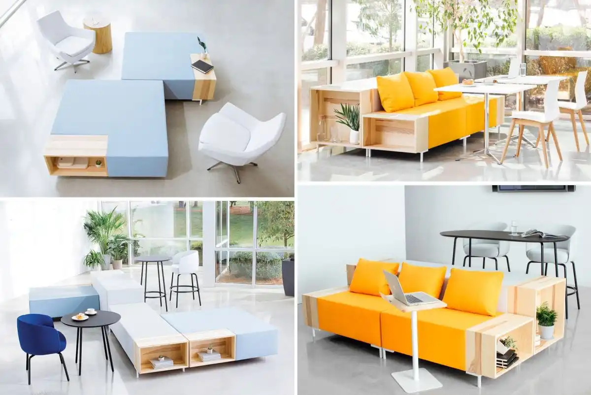 Modular Office Furniture by Trevor Hoiland