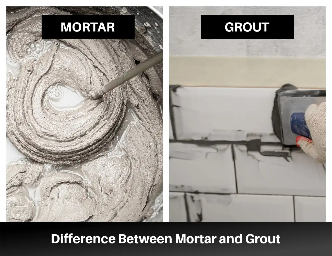 Difference Between Mortar and Grout
