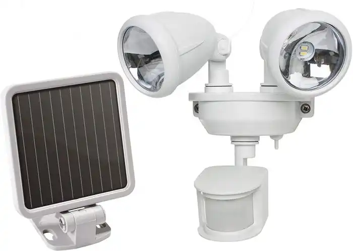Motion-Activated Dual Head LED Security Spotlight
