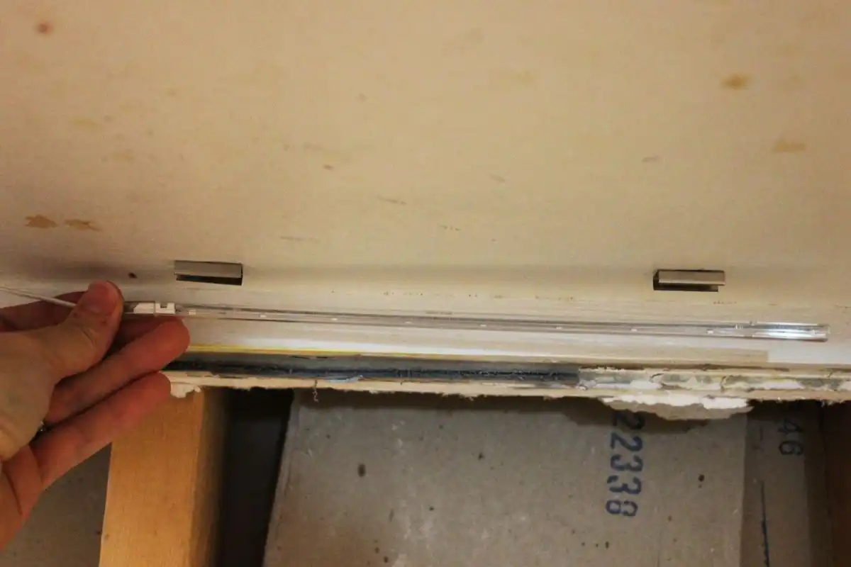 Mount the light strip brackets