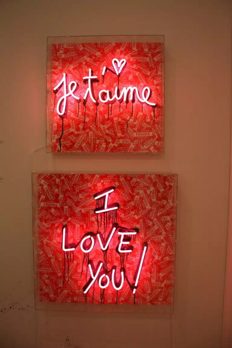 Simple at first glance, neon works can have multiple layers of meaning.