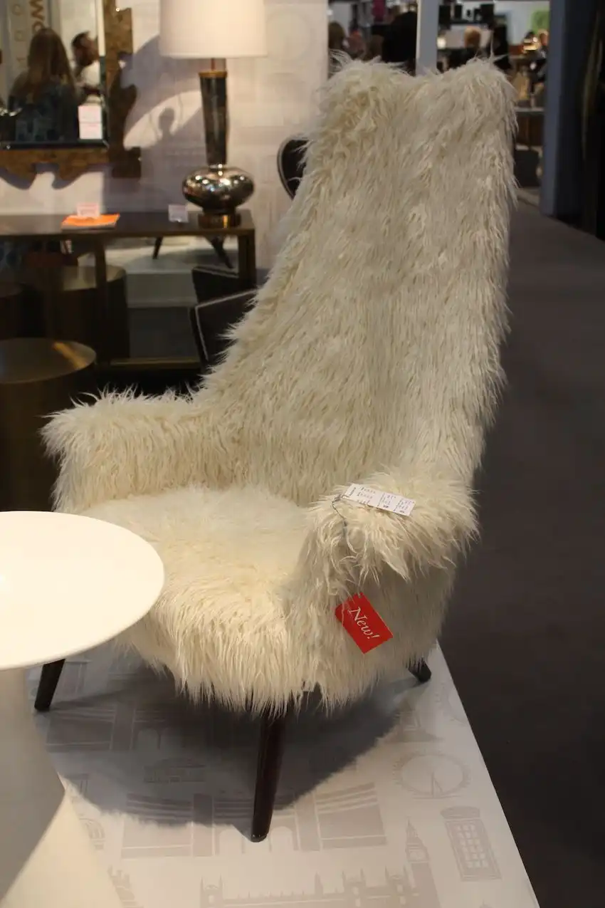 Mr Brown furry chair