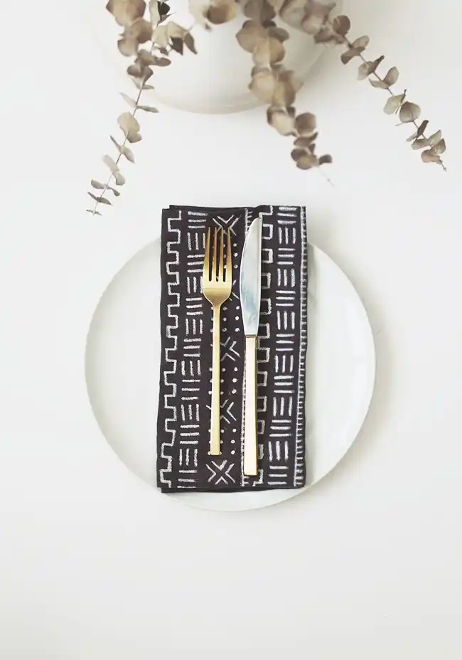 Mudcloth napkins