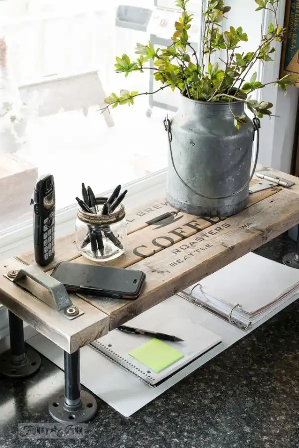 Multipurpose freestanding shelf
