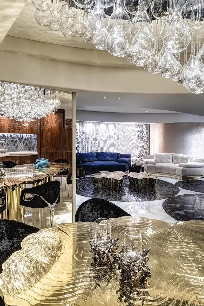 Mumbai Queens Necklace Apartment Decor - dining view