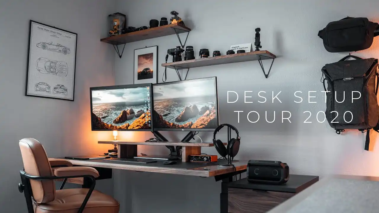 My Dream Desk Setup Solid Wood Standing Desk