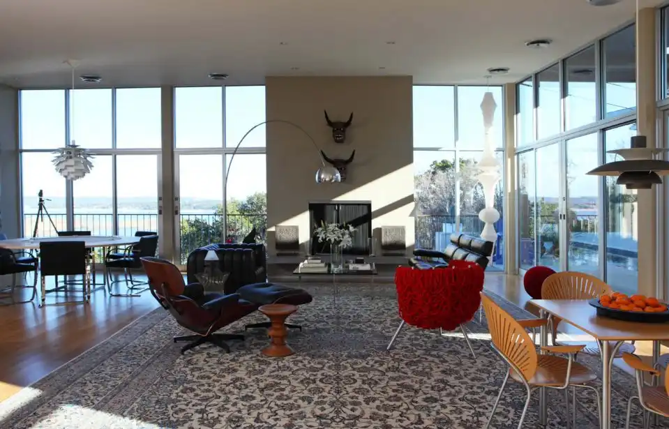 Natural light living room