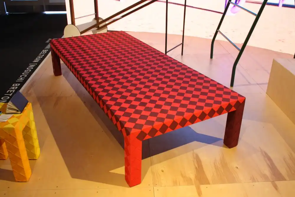 Offbeat Vibe Orange bench