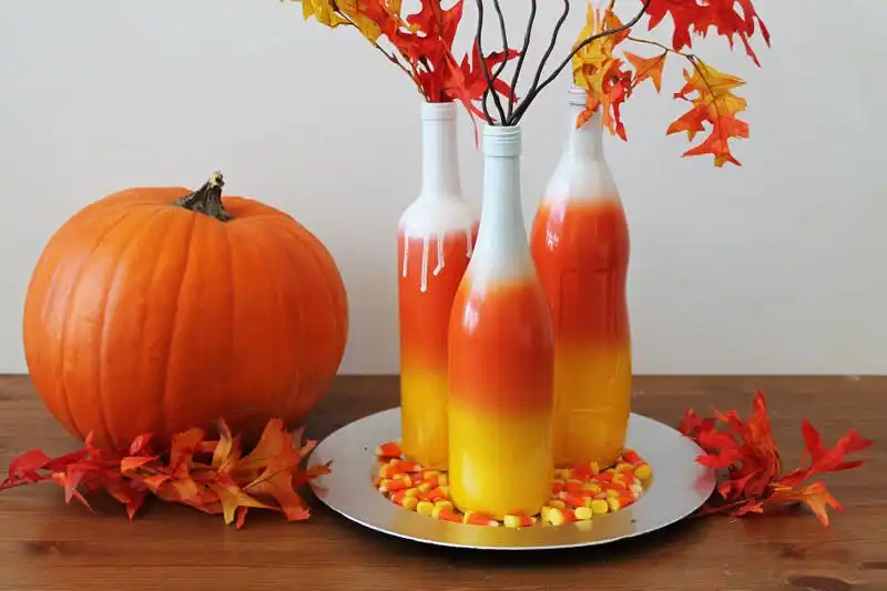 Ombre bottle for halloween