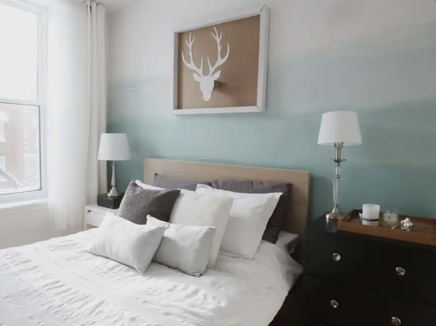 Ombre wall