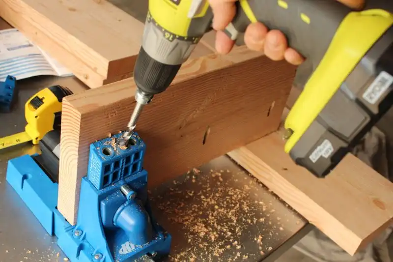On the inside face of one board per pair