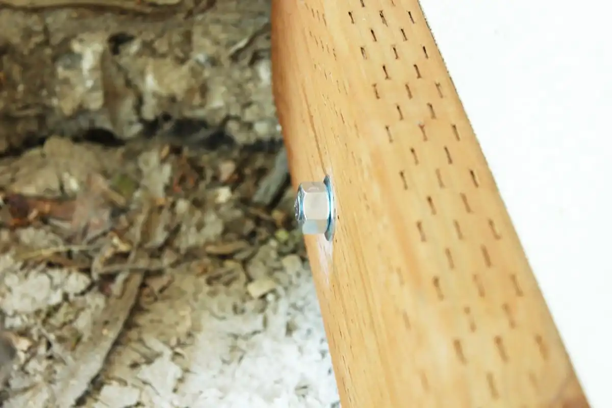 How to Mount a Deck Frame to Concrete Foundation 14