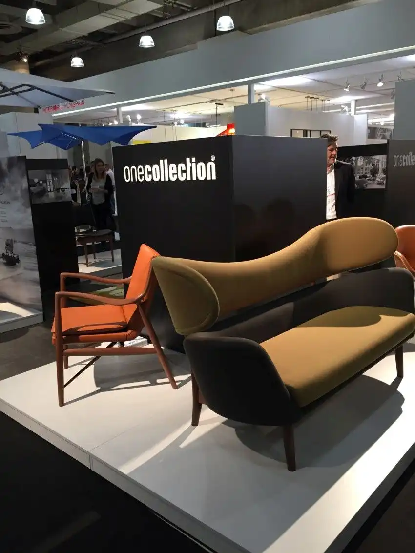 Onecollection's Baker Sofa and 45 Chair.