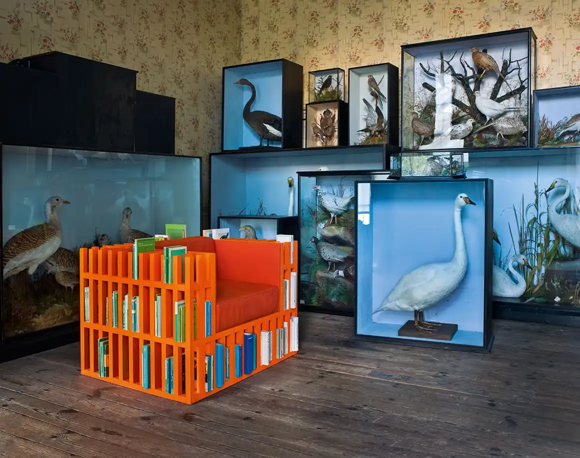 Orange Bibliochaise