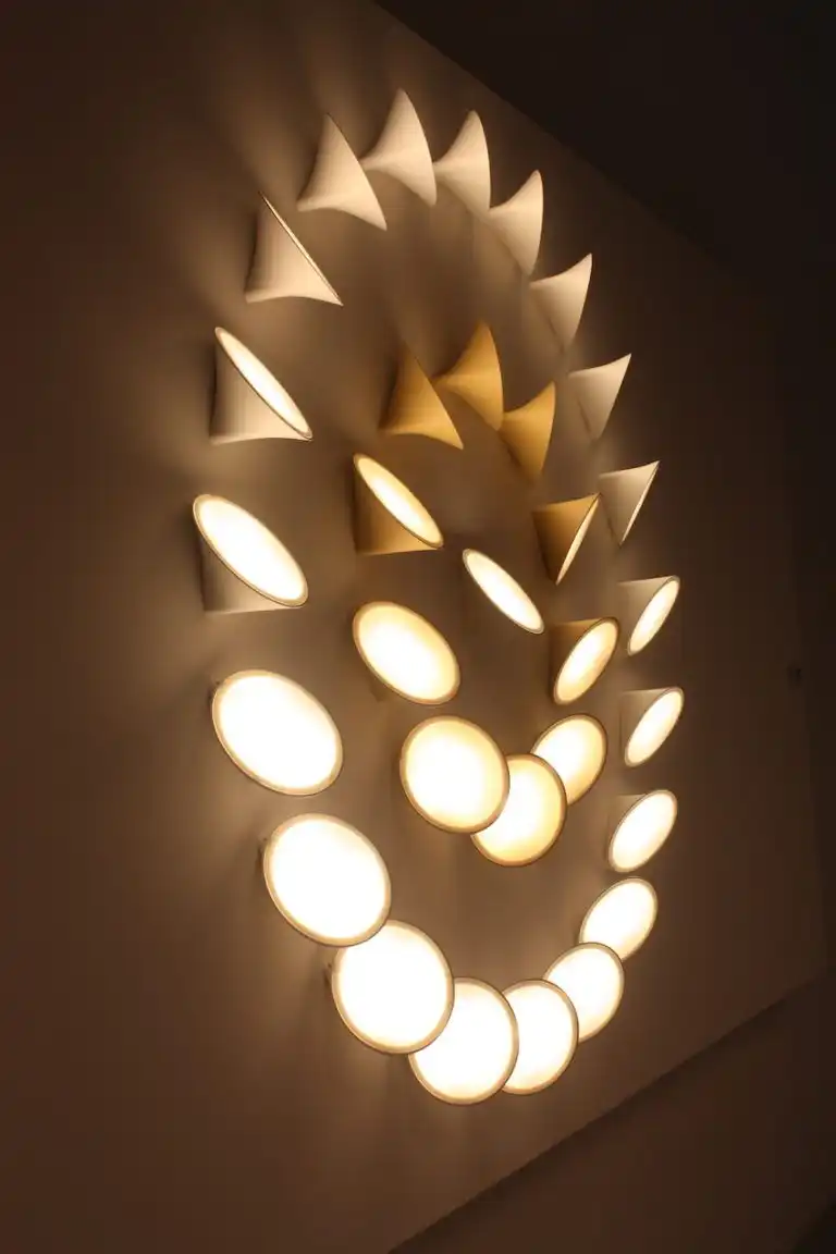 Orchid wall lamp by Rainer Mutsch
