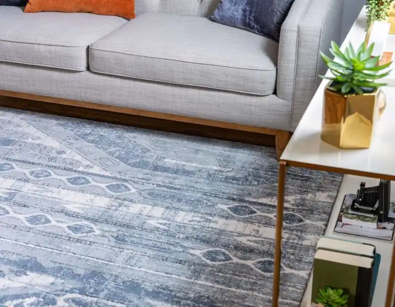 Oregon Square Rug geometric design