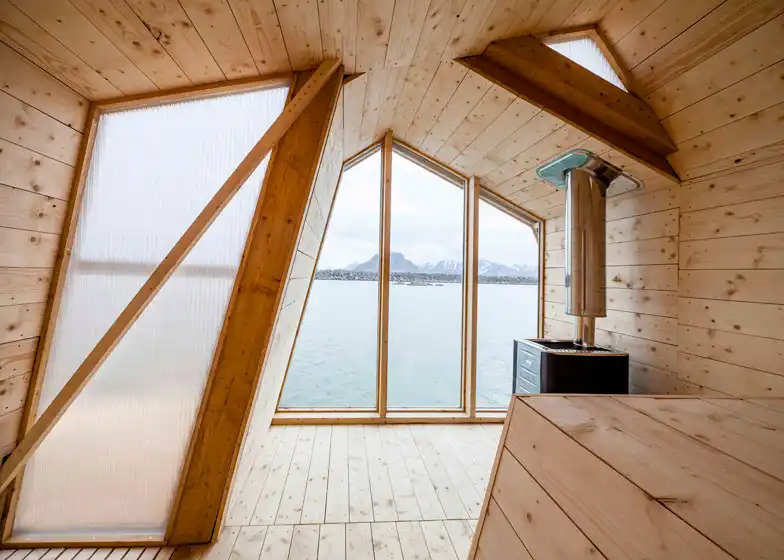 Oslo School of Architecture and Design Sauna interio