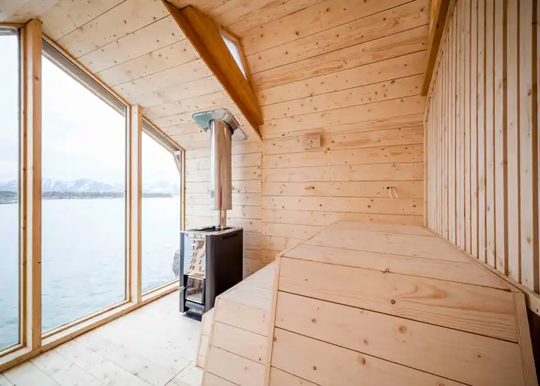Oslo School of Architecture and Design Sauna -wood