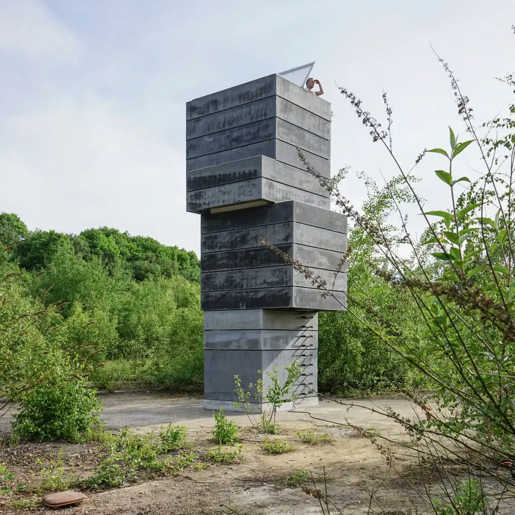 Outdoor one man sauna