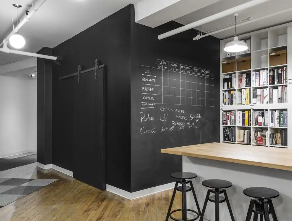 PARKA Architecture Office Interior Chalkboard