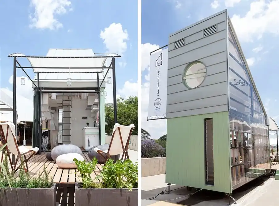 POD-Idladla tiny house exterior