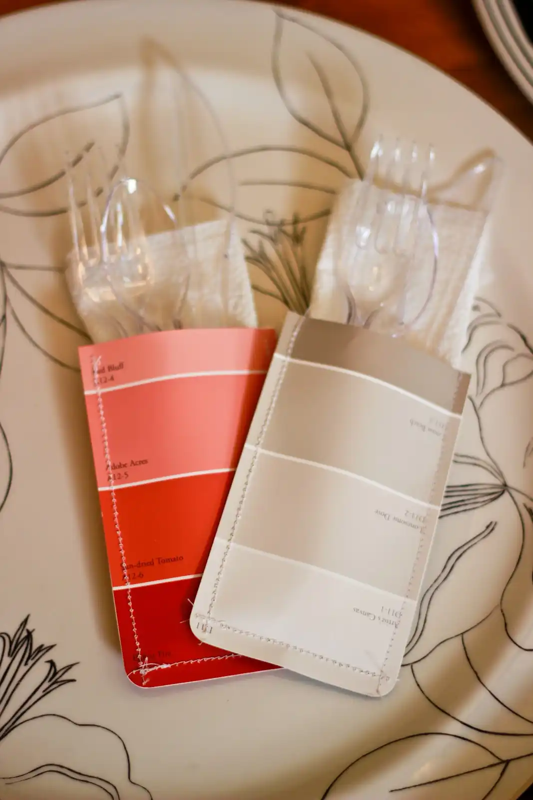 Paint Chip Utensil Holders