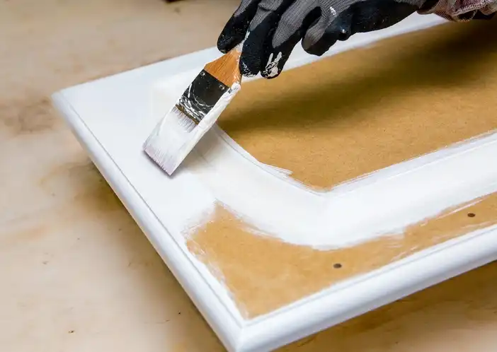 Paint the kitchen cabinet doors