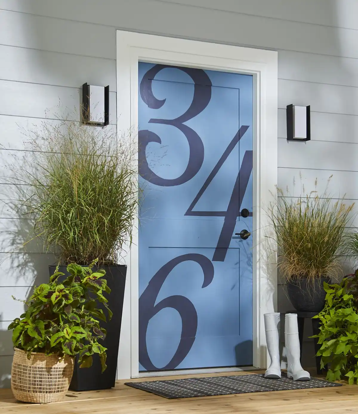 Painted house numbers