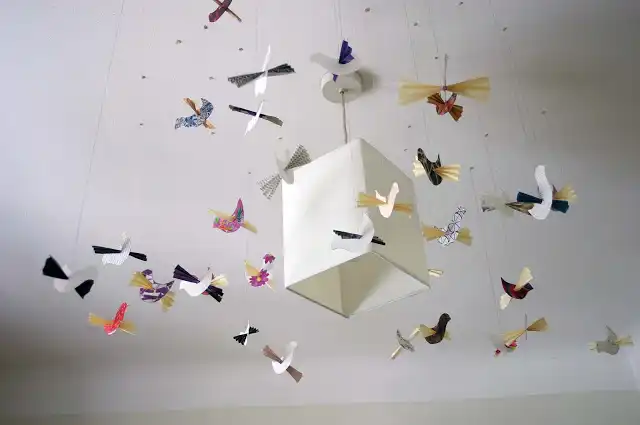 Paper Birds Mobile